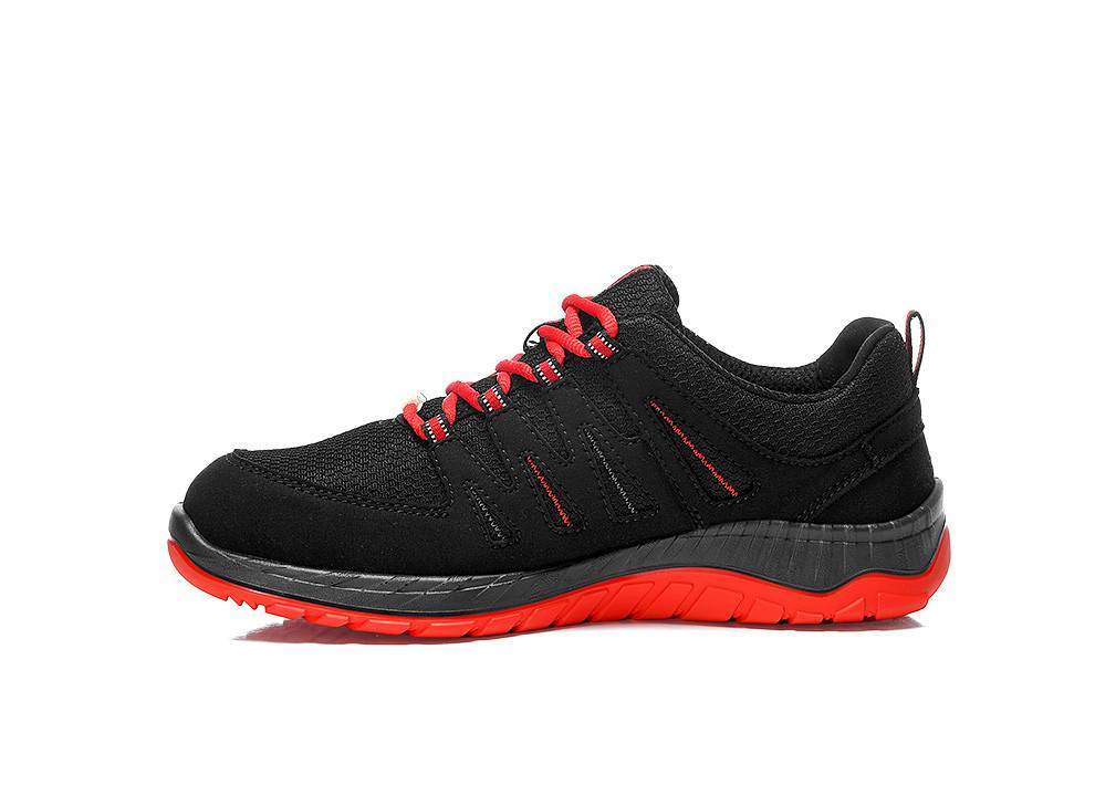 Sicherheitshalbschuh MADDOX W black-red Low ESD S3S, Gr. 46