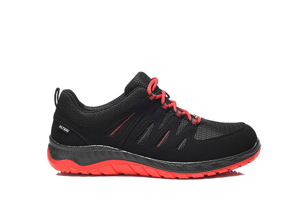 Sicherheitshalbschuh MADDOX W black-red Low ESD S3S, Gr. 46