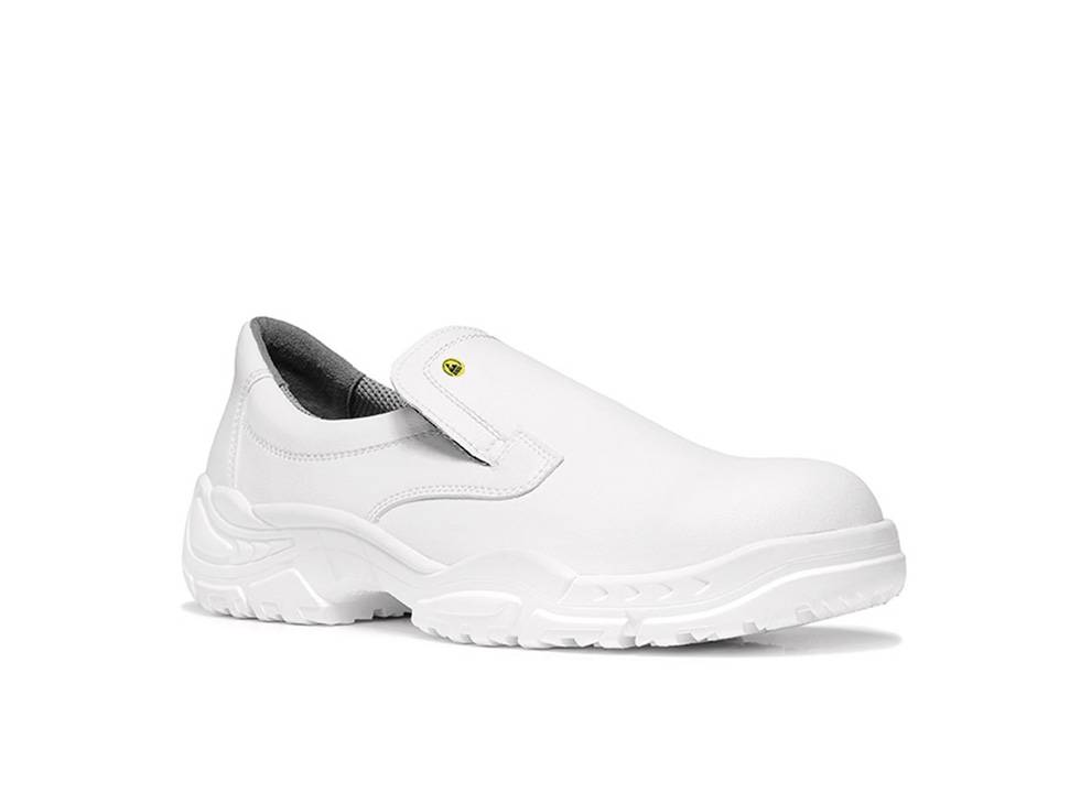 Sicherheitshalbschuh WHITE Slipper Low ESD S2, Gr. 48