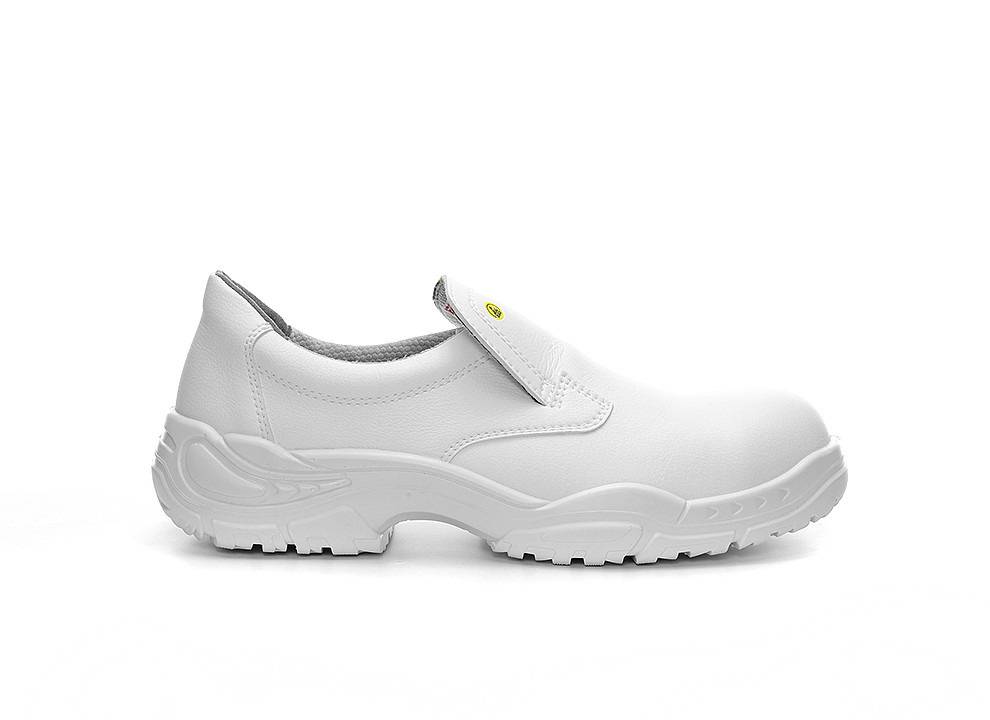 Sicherheitshalbschuh WHITE Slipper Low ESD S2, Gr. 46