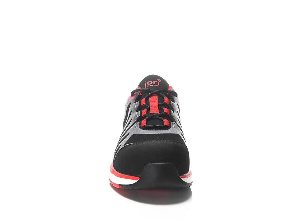 Sicherheitshalbschuh jo_RAPID black-red Low ESD S3S, Gr. 36