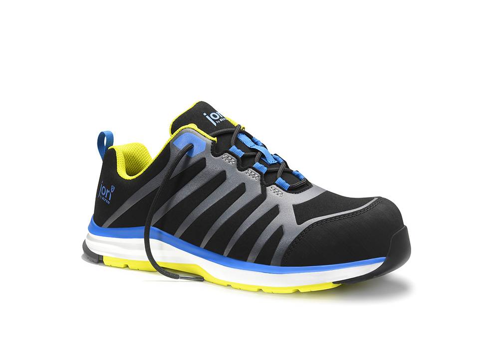Sicherheitshalbschuh jo_RAPID blue-yellow Low ESD S3S, Gr. 45