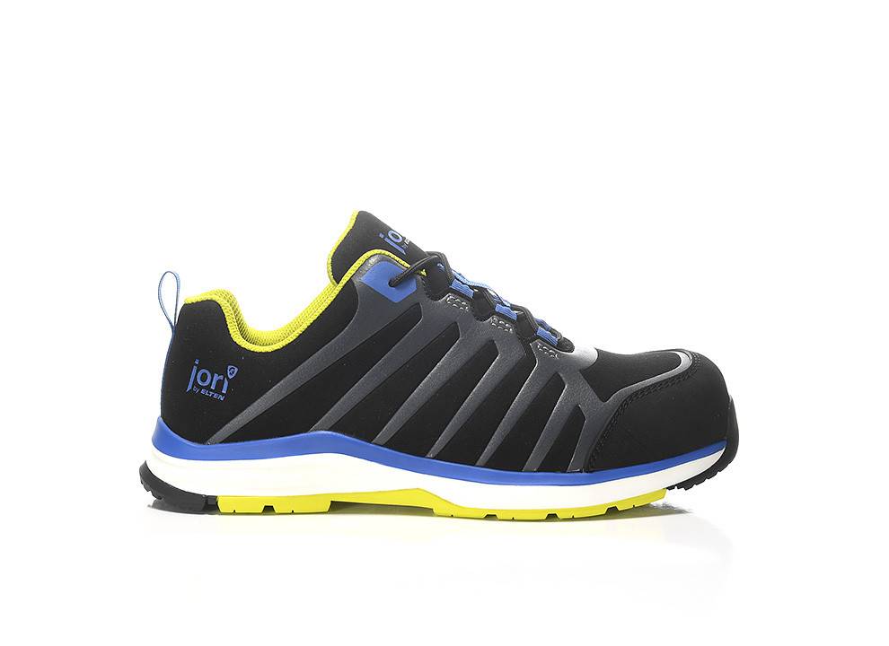 Sicherheitshalbschuh jo_RAPID blue-yellow Low ESD S3S, Gr. 42