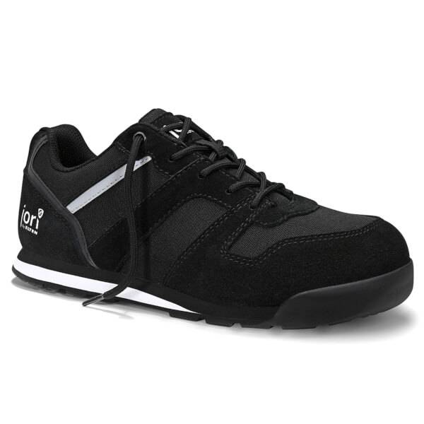 Jori Sicherheitshalbschuh Slim schwarz ESD S3 Stahlkappe, Velourleder,