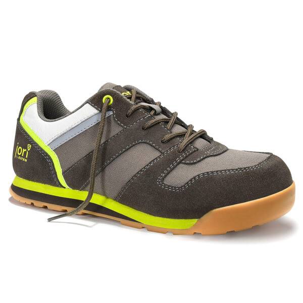 Jori Sicherheitshalbschuh Slim gelb ESD S3 Stahlkappe, Velourleder,