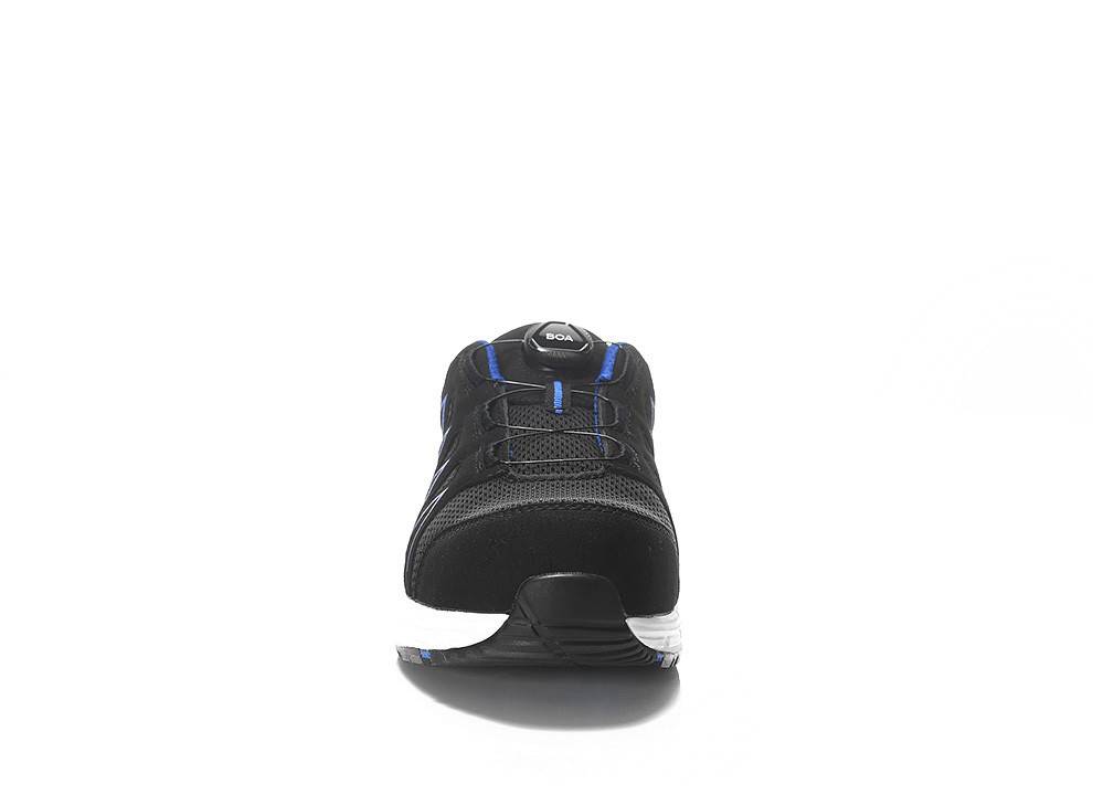 Sicherheitshalbschuh jo_SPEEDY BOA® black-blue Low ESD S1PS, Gr. 44