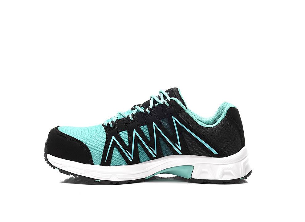 Sicherheitshalbschuh jo_SPEEDY black-aqua Low ESD S1PS, Gr. 36