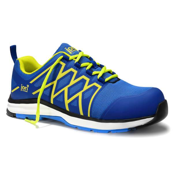 Jori Sicherheitshalbschuh Swift blau gelb ESD S1P Kunststoffkappe,