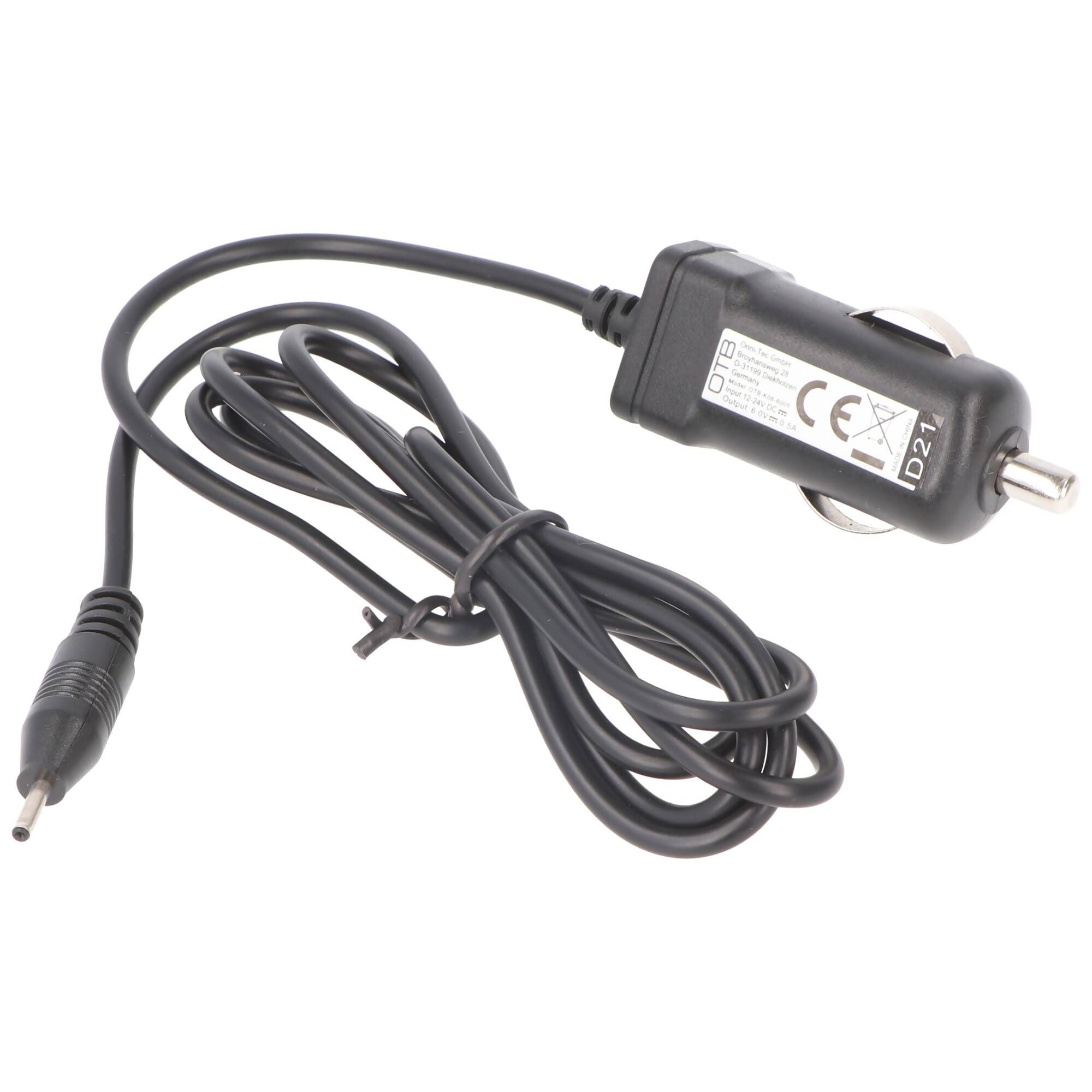 AccuCell KFZ-Ladekabel für Nokia - 2mm-Anschluss
