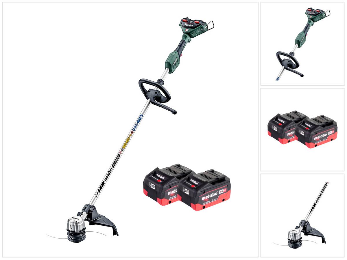 Metabo FSD 36-18 LTX BL 40 Akku Freischneider 36 V ( 2x 18 V ) Rundgriff Brushless + 2x Akku 8,0 Ah - ohne Ladegerät