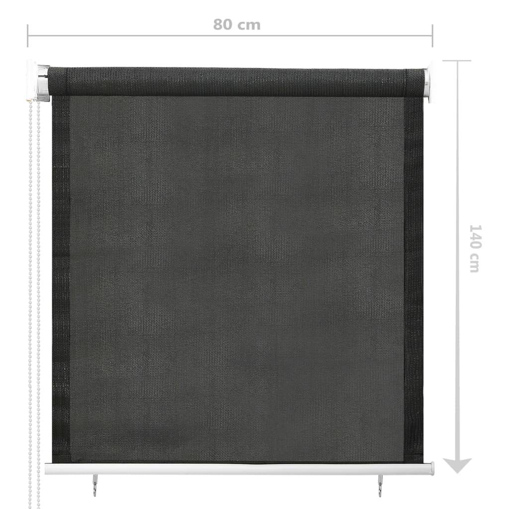 vidaXL Außenrollo 80x140 cm Anthrazit