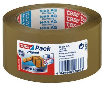 TESA Ultra Strong PVC 50mm x 66m, 66 m, Braun, 50 mm