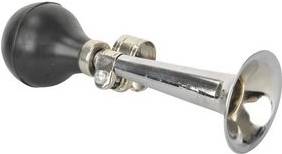 FISCHER Fahrrad-Ballhupe, verchromt, silber mit universeller Befestigung zur Montage