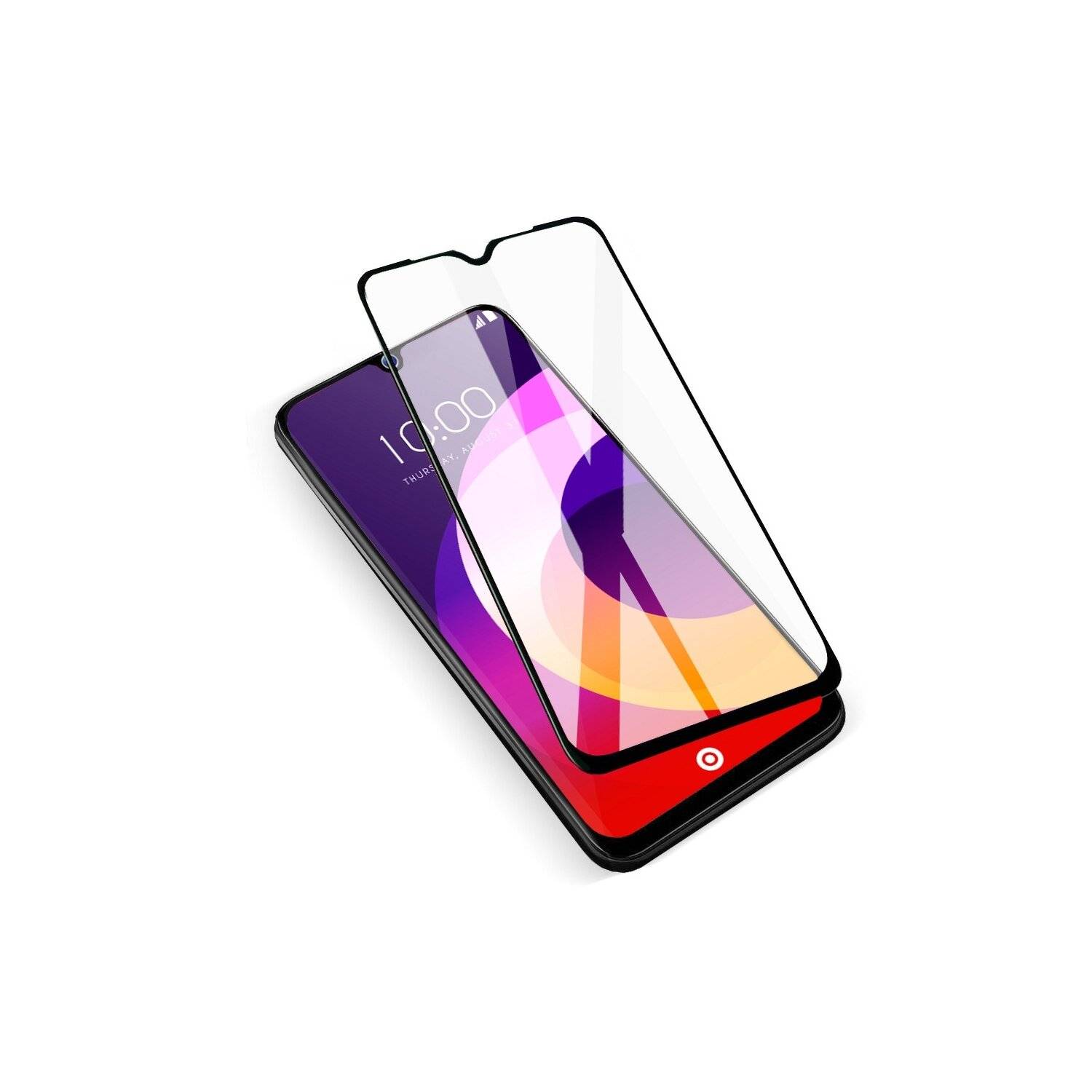 cofi1453 Schutzglas 9D Full Covered Keramik Folie kompatibel mit iPhone 13 Pro Max in Schwarz Premium Tempered Glas Displayglas Schutzfolie