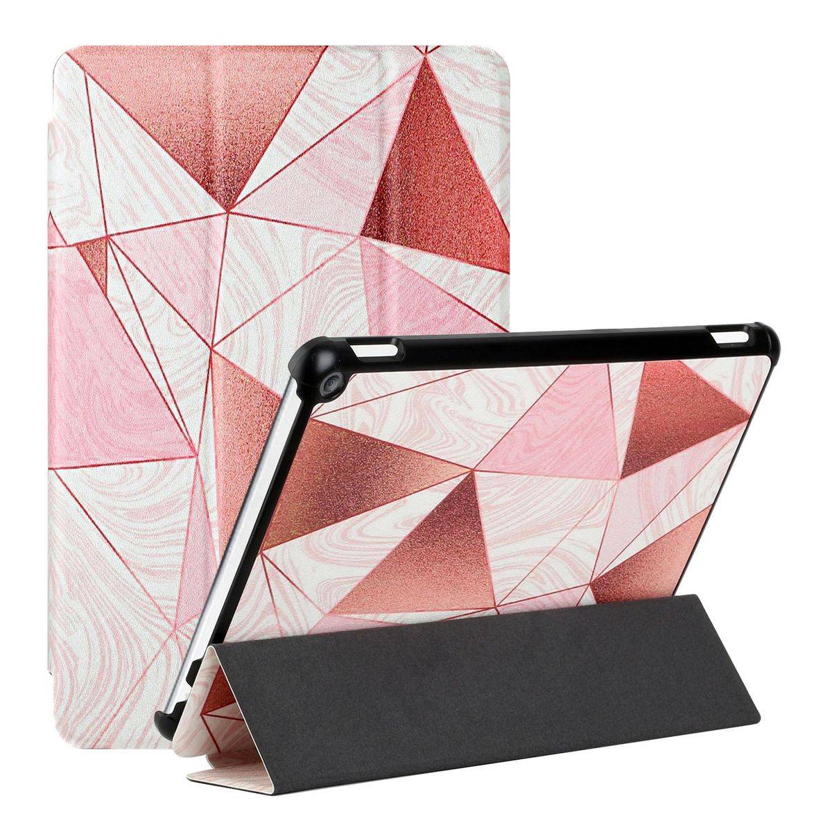 Für Amazon Kindle Fire HD10 / HD10 Plus 2021 3folt Wake UP Smart Cover Etuis Hülle Case Schutz Motiv 7