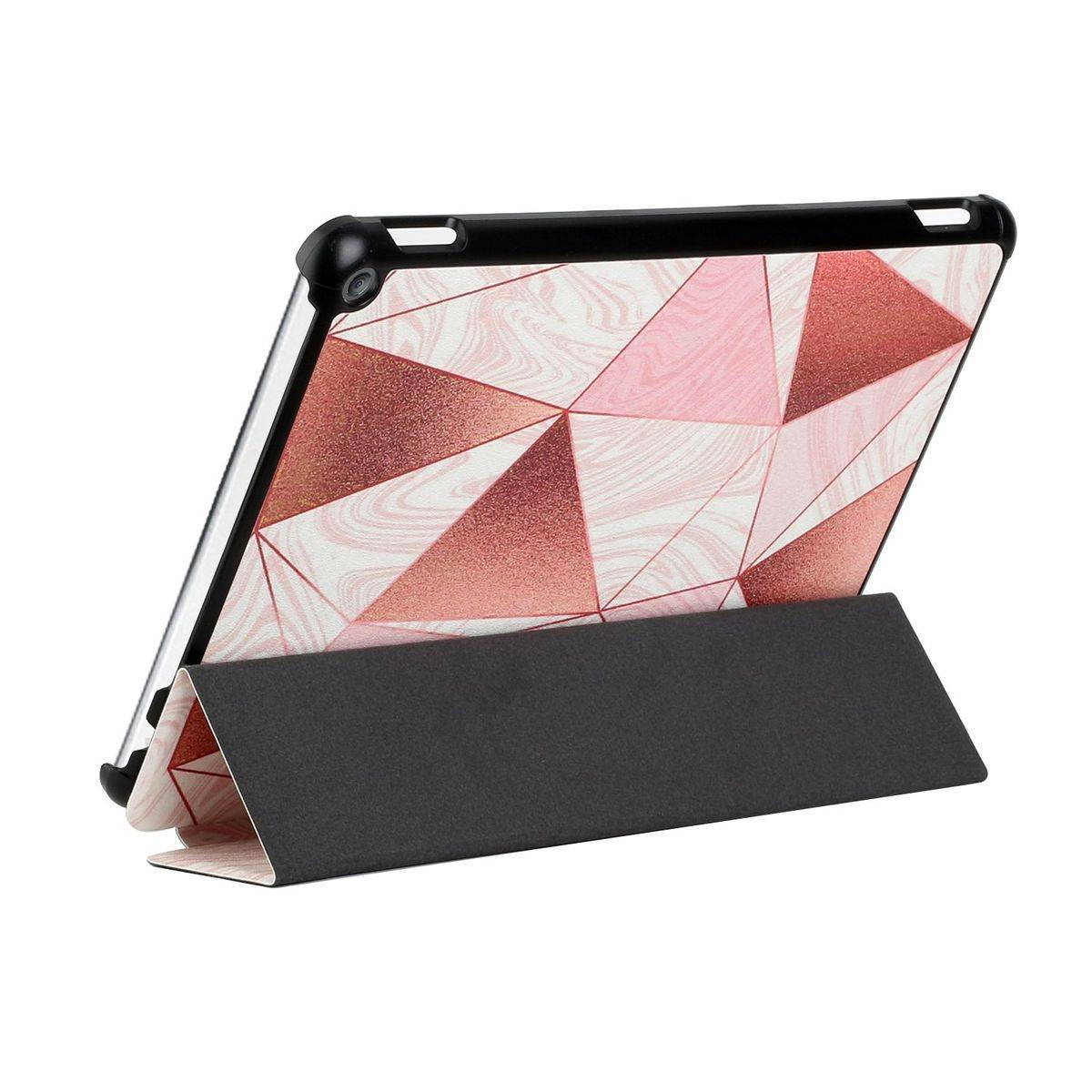 Für Amazon Kindle Fire HD10 / HD10 Plus 2021 3folt Wake UP Smart Cover Etuis Hülle Case Schutz Motiv 7