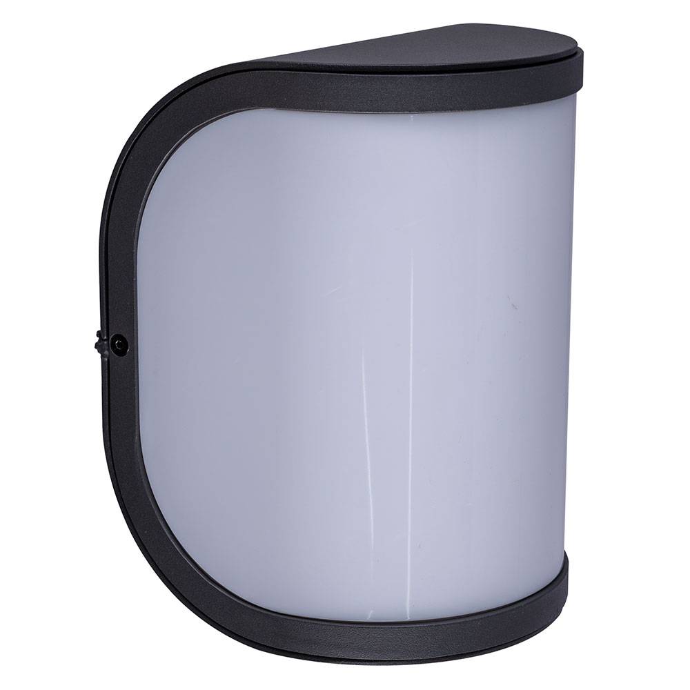 Außenlampe Wandleuchte Eingangsbeleuchtung Garten Außenleuchte aus Aluminium, dimmbar Fernbedienung anthrazit, 1x RGB LED 9W, HxBxA 20 x 14 x 14,7