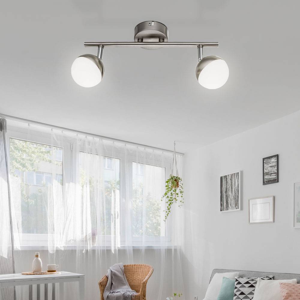 Deckenleuchte LED Deckenstrahler bewegliche Spots Deckenlampen Innenraum Beleuchtung, LED, 4 Watt, 260 Lumen, warmweiß, L 31,5 cm