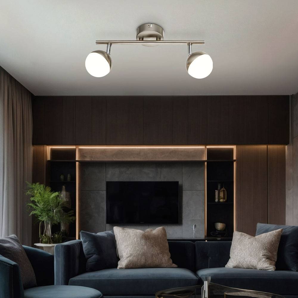 Deckenleuchte LED Deckenstrahler bewegliche Spots Deckenlampen Innenraum Beleuchtung, LED, 4 Watt, 260 Lumen, warmweiß, L 31,5 cm