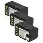 vhbw 3x Akku kompatibel mit JVC GR-D775, GR-D790, GR-D796, GR-D815 Videokamera Camcorder (1400 mAh, 7,2 V, Li-Ion) + Infochip vhbw 3x Akku kompatibel mit JVC GR-D775, GR-D790, GR-D796, GR-D815 Videokamera Camcorder (1400 mAh, 7,2 V, Li-Ion) + Infochip