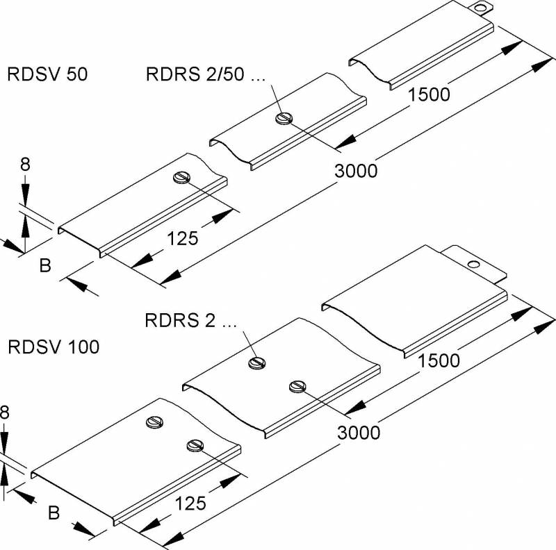 Niedax Abdeckung RDSV 50 E3