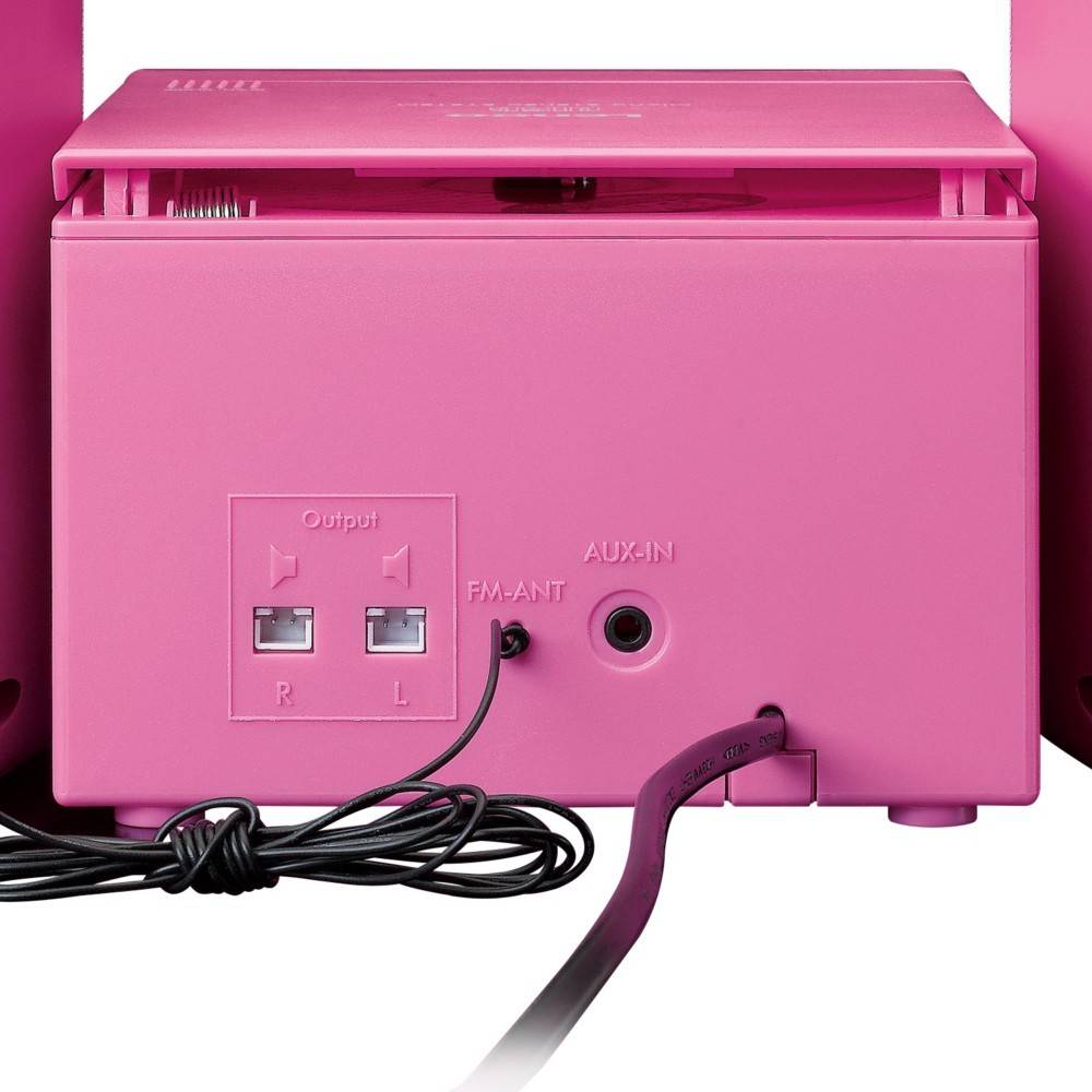 4 Stk. LENCO Kinder-Micro-Anlage MC-013 Pink