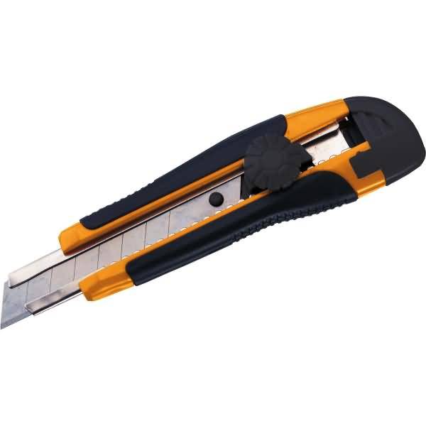 Profi-Cutter Metall/Kunststoff 18mm schwarz/gelb