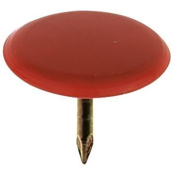 Reißnägel Sun 9,5mm kunststoffüberzogen VE=100 Stück rot