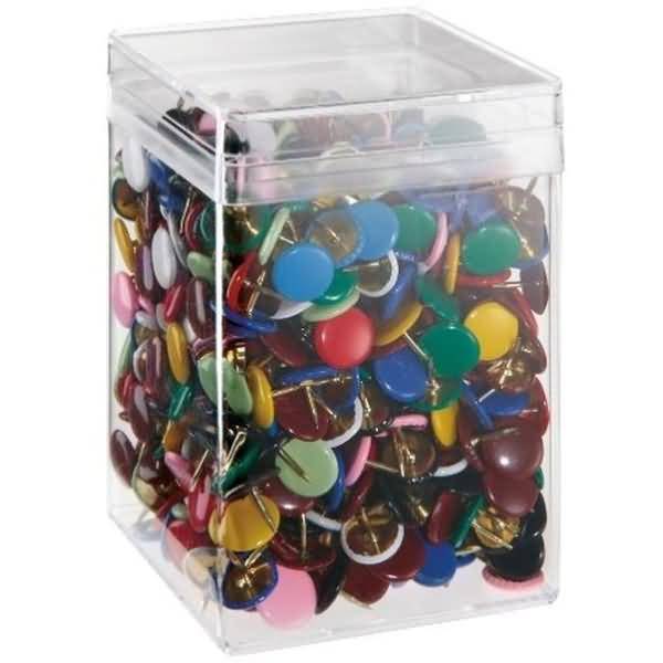 Reißnägel Sun kunststoffüberzogen 9,5mm VE=750 Stück sortiert