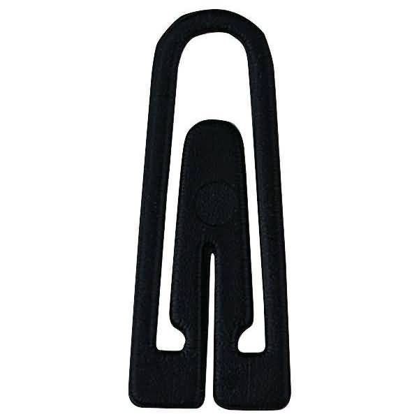 Briefklammern 26mm Kunststoff dreieckig VE=100 Stück schwarz