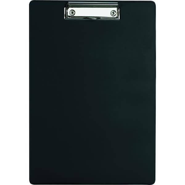Klemmbrett A4 kunststoffüberzogen schwarz