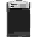Klemmbrett A4 Kunststoff mit Rechner schwarz