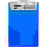 Klemmbrett A4 Kunststoff mit Rechner dunkelblau