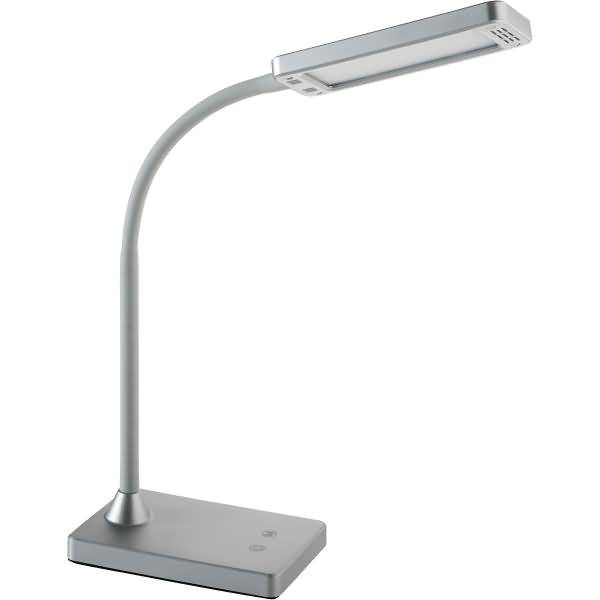 LED-Schreibtischleuchte silber