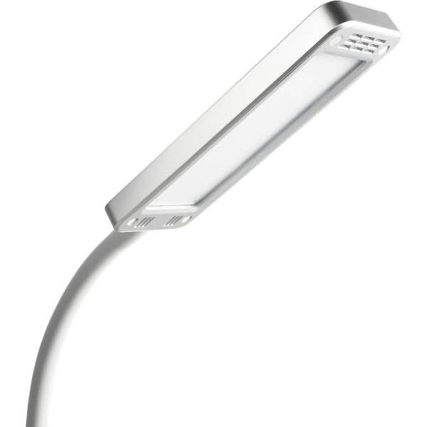 LED-Schreibtischleuchte silber