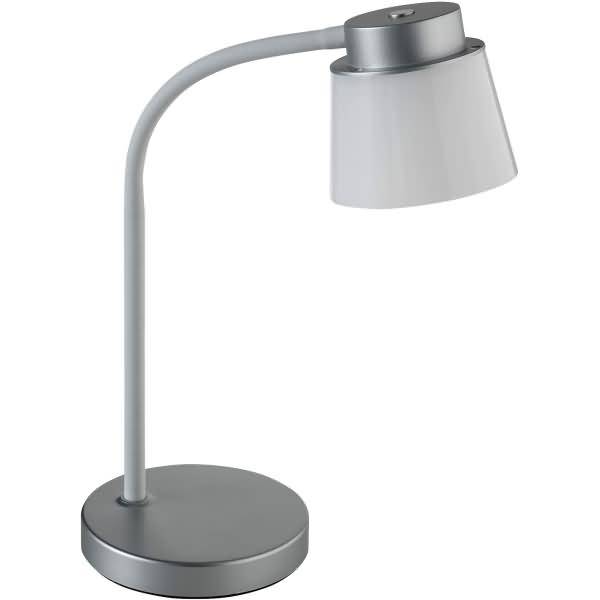 LED-Schreibtischleuchte silber