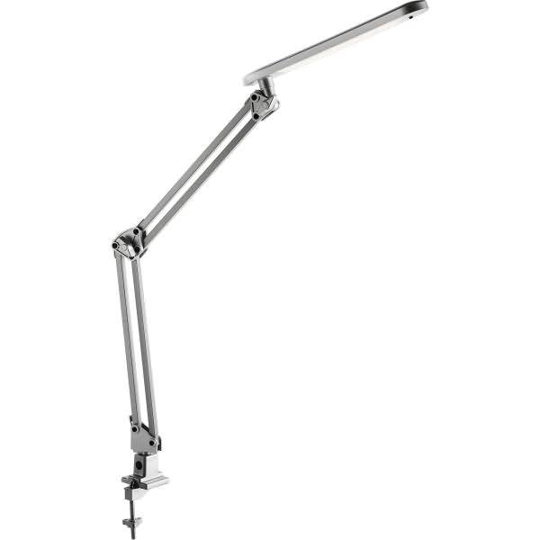 LED-Schreibtischleuchte 962 mit Klemme silber