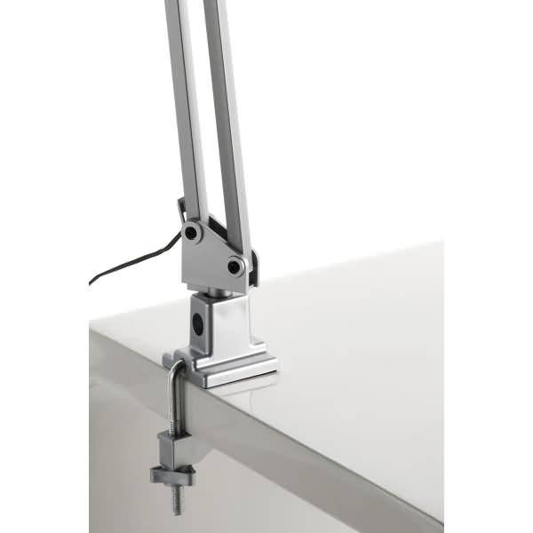 LED-Schreibtischleuchte 962 mit Klemme silber