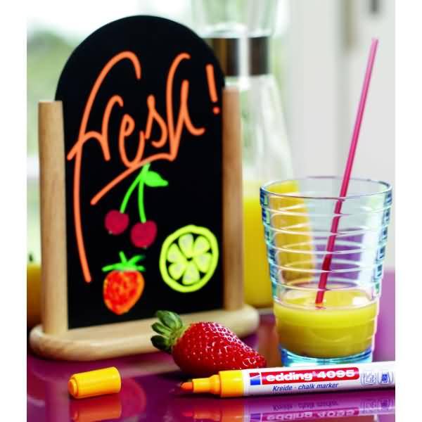 Kreidemarker edding 4096 VE=4 Stück sortiert