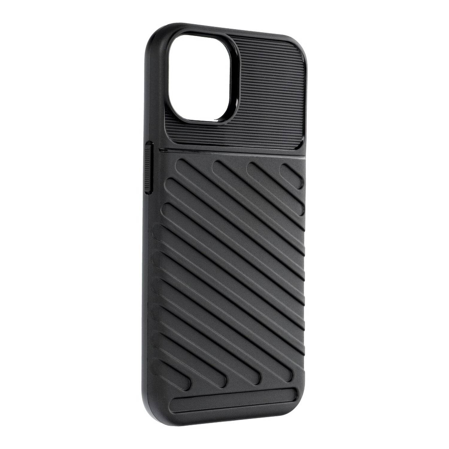 Hybrid Armor Etui SchutzHülle "Thunder" Case Bumper Cover Handyhülle Matt Hülle Robust Rutschfest für iPhone 13 Mini