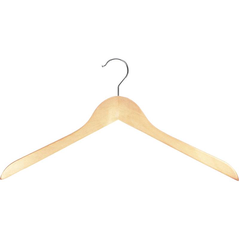 Peggy Perfect Holz-Kleiderbügel ohne Steg, natur