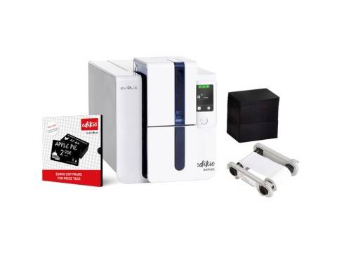 Evolis Edikio Duplex Price Tag solution beidseitig 12 Punkte/mm 300dpi USB Ether