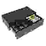 APG Micro Slide-Out Drawer 8C4VN - schwarz Inkl. Kabel (RJ11 - 3m)
