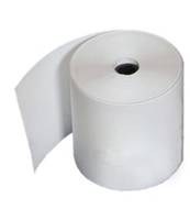 Zebra 8000D Linerless - Permanenter Acrylklebstoff - beschichtet - weiß - Rolle