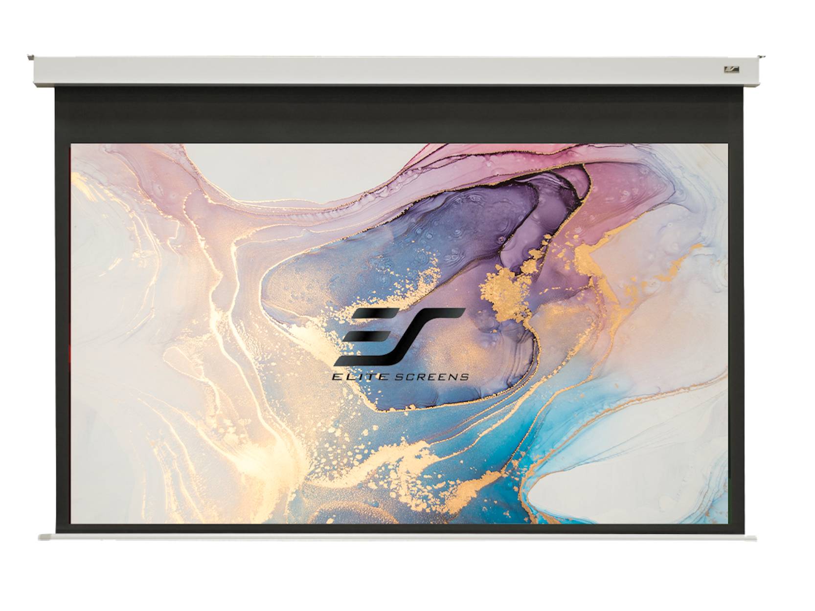 Elite Screens Evanesce B Deckeneinbau-Motorleinwand 110 Zoll (244 x 137 cm), 16:9, MaxWhite FG, Vorlauf 30 cm