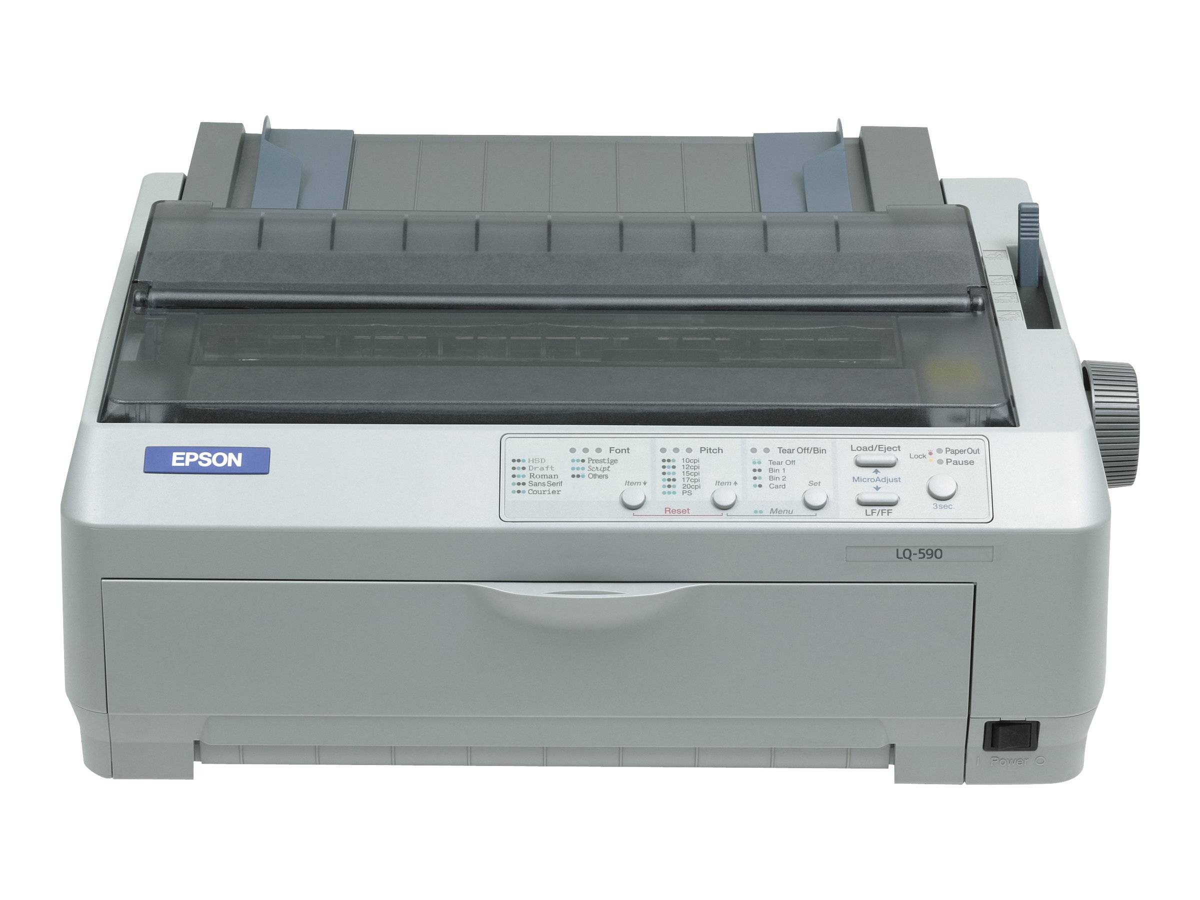 Epson LQ 590 - Drucker - s/w - Punktmatrix - 254 x 559 mm, JIS B4 - 24 Pin - bis