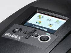 Nahaufnahme eines GATEX-Zahlungsterminals mit beleuchtetem Touchscreen, der Zahlungssymbole und physische Steuertasten anzeigt.