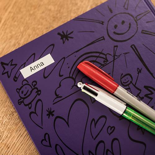 Brother PT-H108G, ABC, TZe, Wärmeübertragung, AAA, Grau, Weiß