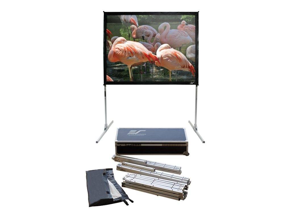 Elite Screens QuickStand Fast Fold Pro mobile Faltrahmenleinwand 120 Zoll (266 x 149 cm), 16:9, CineWhite
