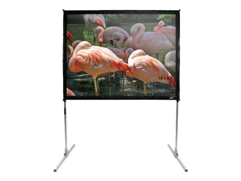 Elite Screens QuickStand Fast Fold Pro mobile Faltrahmenleinwand 100 Zoll (222 x 125 cm), 16:9, CineWhite